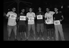 Members on World Pull-Up Day in Cairo, 2014